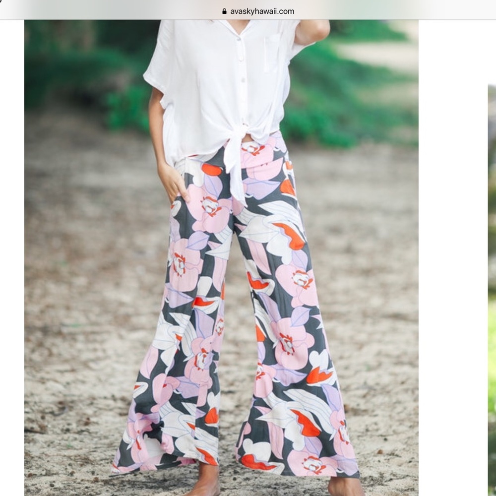 Ava Sky Retro Orchid Pant sz M